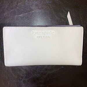 Kate spade white wallet